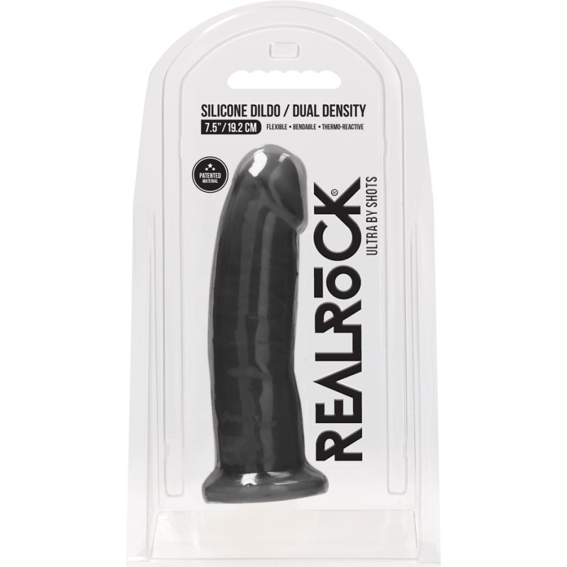 RealRock - Silikonowe dildo bez jąder 20 cm